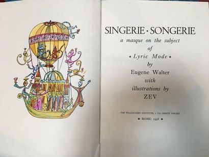 WALTER (Eugène).
Singerie. Songerie. A Masque...