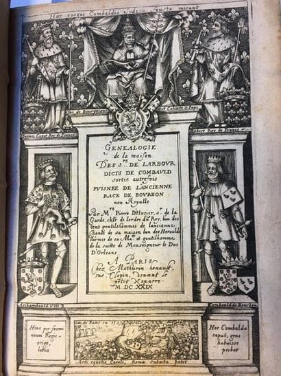 [BOURBON-COMBAULD]. HOZIER (Pierre d').
Genealogy...