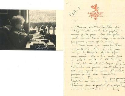 colette (1873-1954).
2 L. A. S. 