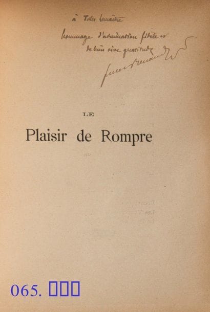 DU BELLAY (Joachim).
Les Oevvres francoises...