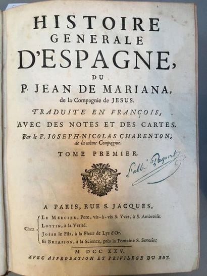 [ESPAGNE]. MARIANA (Jean de).
General History...