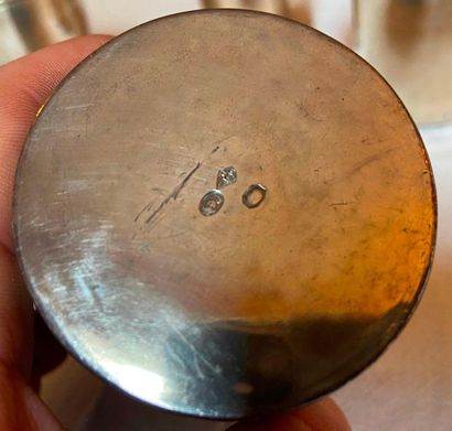 4 silver 950°/°°° silver flat bottomed timpani.

Old...
