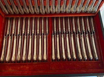 Set including 18 large knives and 36 dessert...