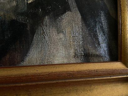 Portrait of a young girl

Oil on canvas

signed...