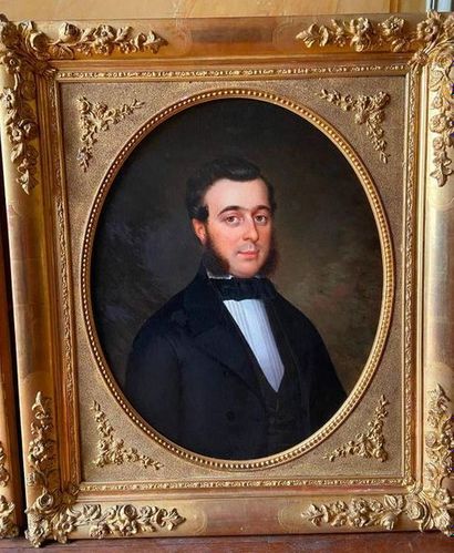 Mid 19th century school

Portrait man and...