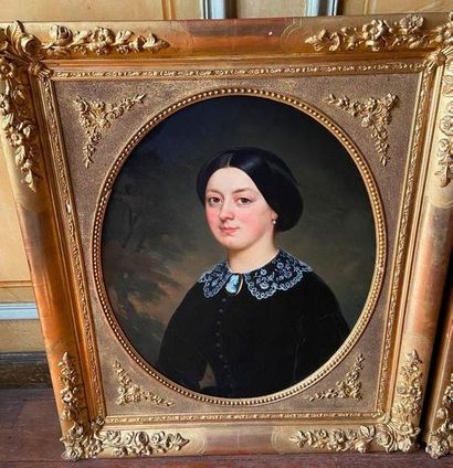 Mid 19th century school

Portrait man and...