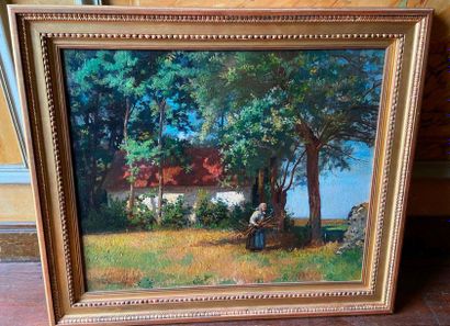School of the XIXth century

The bundle picker

Oil...
