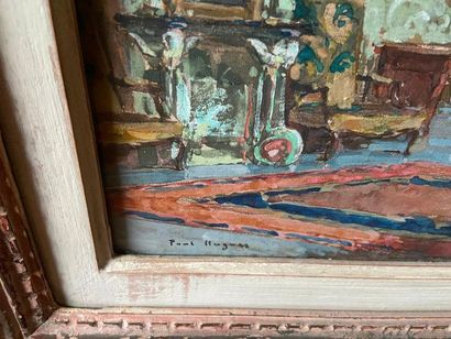 Paul Hugues

Interior view of the staircase

watercolour

titled...