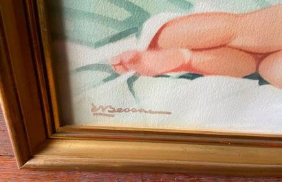 Lying Nude

Watercolour on paper

signed...