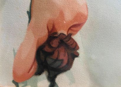 Lying Nude

Watercolour on paper

signed...