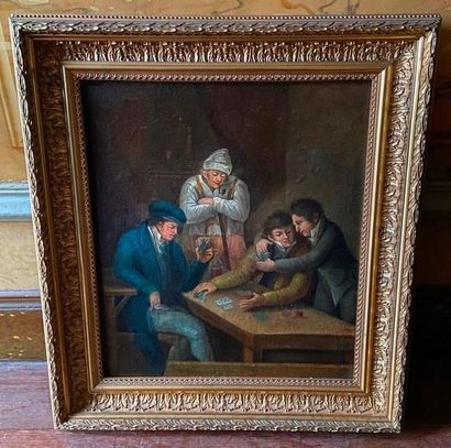 School of the XIXth century

Card Players

Oil...