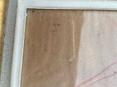 Sitting nude

sanguine

bears a signature...