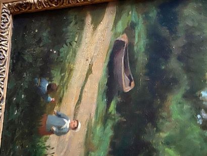 Washerwomen

Oil on canvas

signed V Renault...