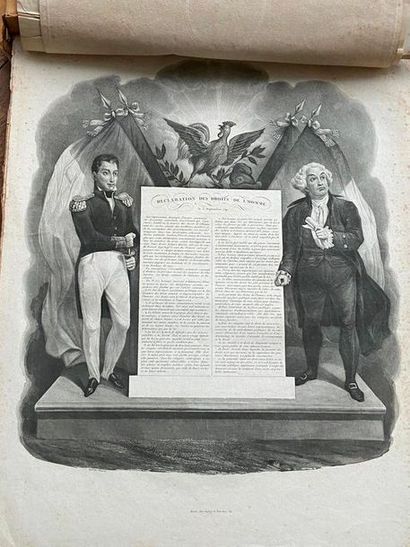 A set of political engravings, portraits...