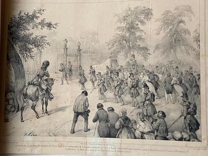 A set of political engravings, portraits...
