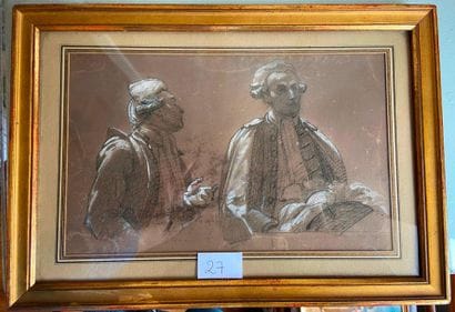 School of the XIXth century

Lawyers

Charcoal...