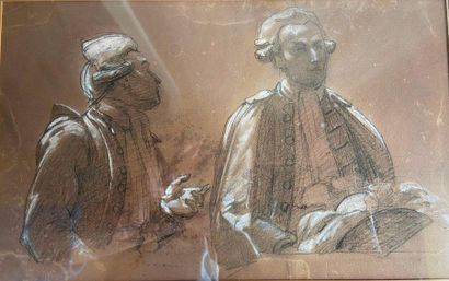 School of the XIXth century

Lawyers

Charcoal...