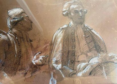 School of the XIXth century

Lawyers

Charcoal...