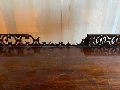 Mahogany and mahogany veneer sideboard with...