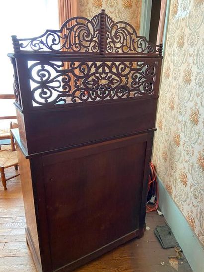 Meuble vitrine bureau 

H : 153 x 81 x 42...
