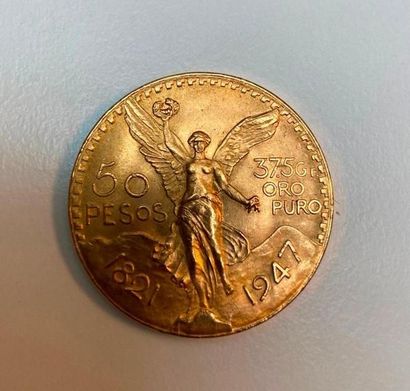Une pièce de 50 pesos or mexicain

(vendu...