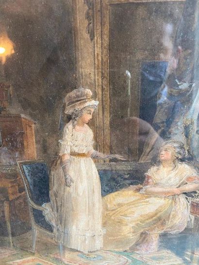 19th century school

The lesson in an interior

Watercolour...