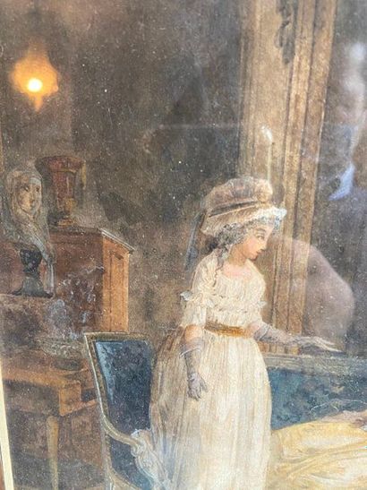 19th century school

The lesson in an interior

Watercolour...