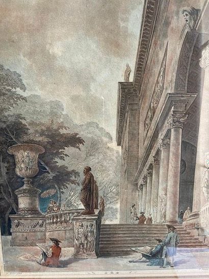 According to Hubert ROBERT

Ruins

Engraving

30...