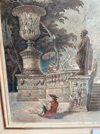 According to Hubert ROBERT

Ruins

Engraving

30...