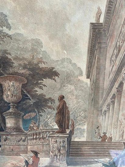 According to Hubert ROBERT

Ruins

Engraving

30...