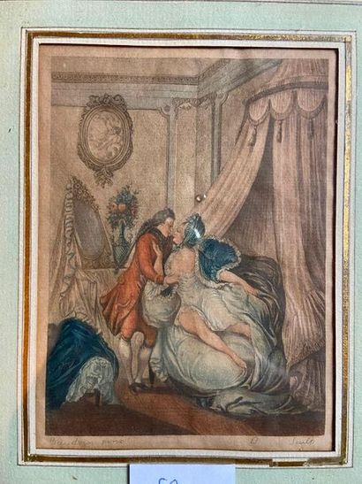 Set of 4 boxes 

Young woman, after Ingres,...