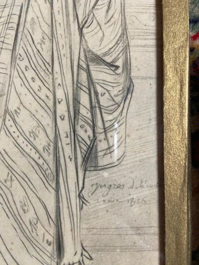 Set of 4 boxes 

Young woman, after Ingres,...
