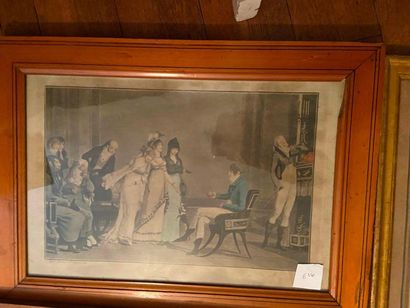 Ensemble de 6 gravures :

Le verrou

Le baiser...