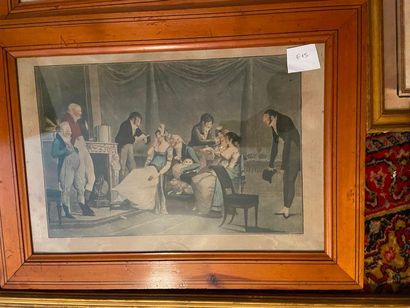 Ensemble de 6 gravures :

Le verrou

Le baiser...