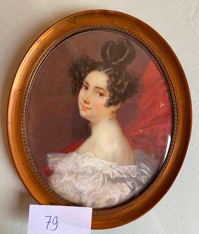 Miniature ovale - XIXème

Femme dans sa robe...