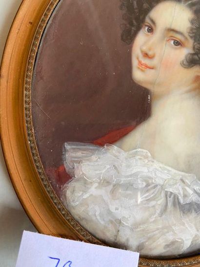 Miniature ovale - XIXème

Femme dans sa robe...