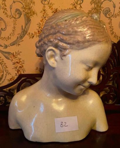 D'après Pigalle

Buste de petite fille en...