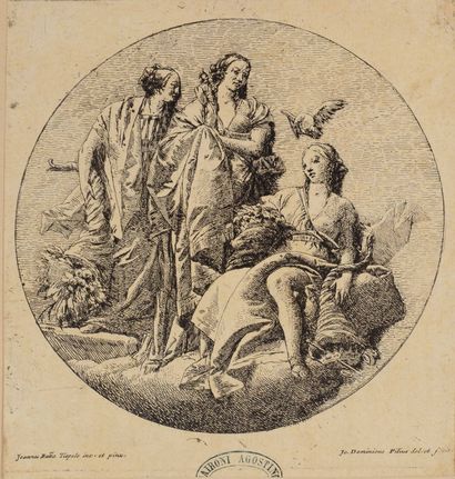 Giandomenico TIEPOLO (1727-1804)

Three allegorical...