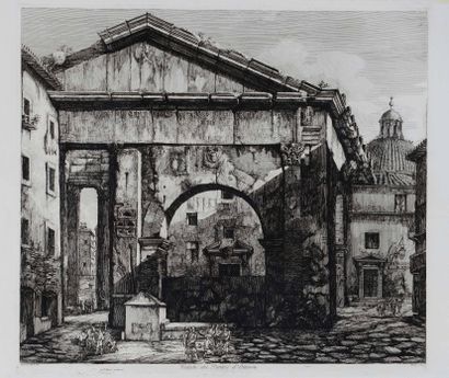 Luigi ROSSINI (1790-1857), Veduta dell' Isola...