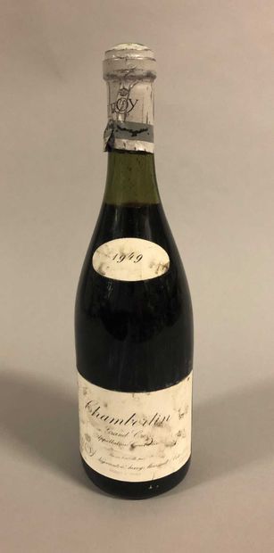 1 bouteille CHAMBERTIN, Leroy 1949 (elt,...