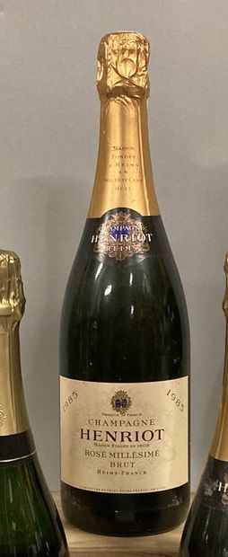 1 bouteille CHAMPAGNE Henriot 1985 (rosé...