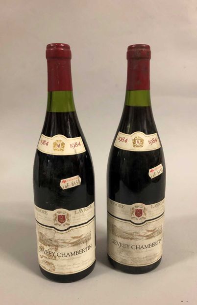 2 bouteilles GEVREY-CHAMBERTIN Honoré Lavigne...