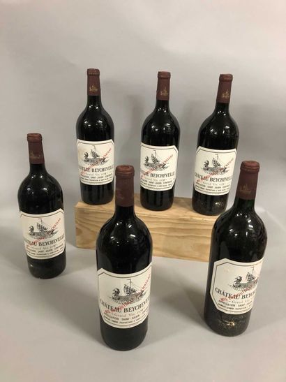 6 magnums Château BEYCHEVELLE, 4° cru Saint-Julien...