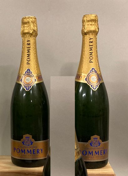 2 bouteilles CHAMPAGNE Pommery 1996
