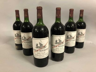 6 magnums Château BEYCHEVELLE, 4° cru Saint-Julien...