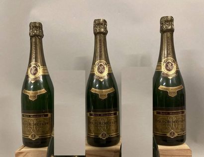 3 bouteilles CHAMPAGNE L. Roederer 1996