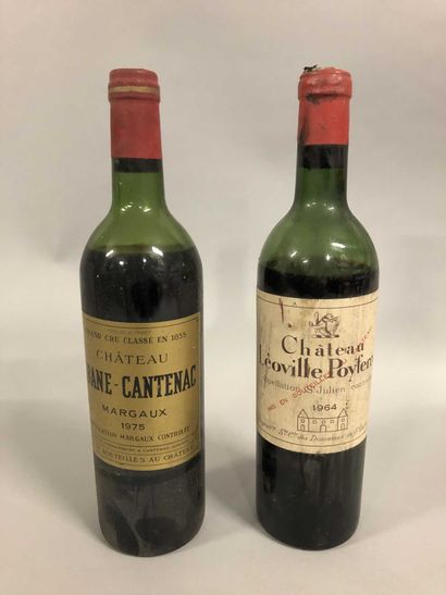 2 bouteilles BORDEAUX (es, et, Léoville-Poyferré...
