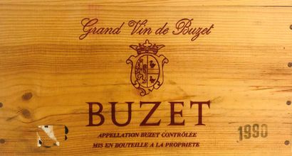 6 bouteilles BUZET 1990