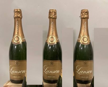 3 bouteilles CHAMPAGNE Lanson 1995
