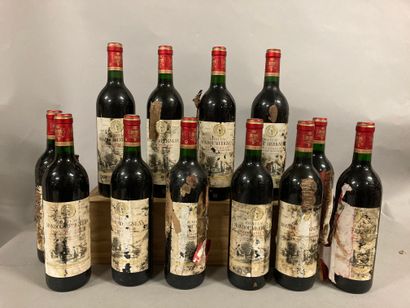 12 bouteilles Château MONDOU MERIGNEAU, St-Emilion...